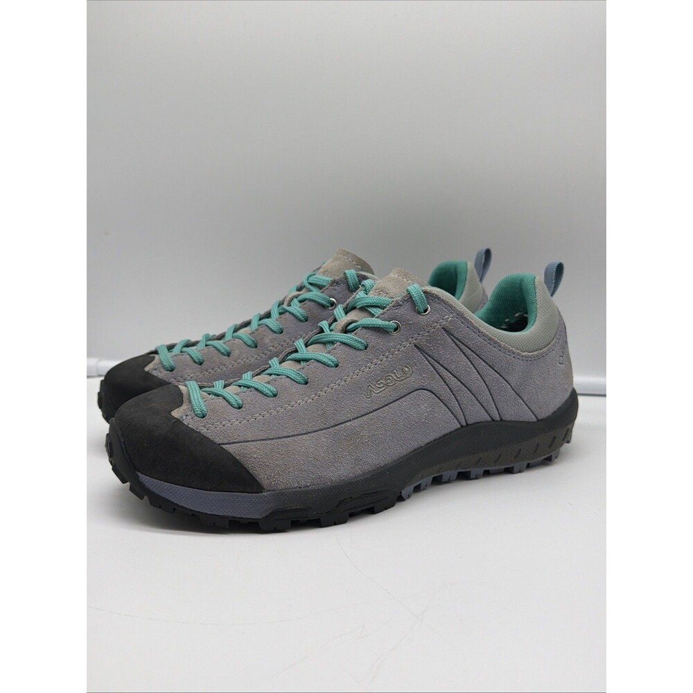 Asolo Hiking Shoes Women’s Size 6 Purple Gray Blue Gore Tex Vibram Trail Outdoor